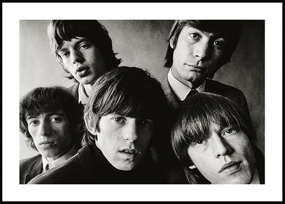 Poster mit Gruppenporträt der Rolling Stones 