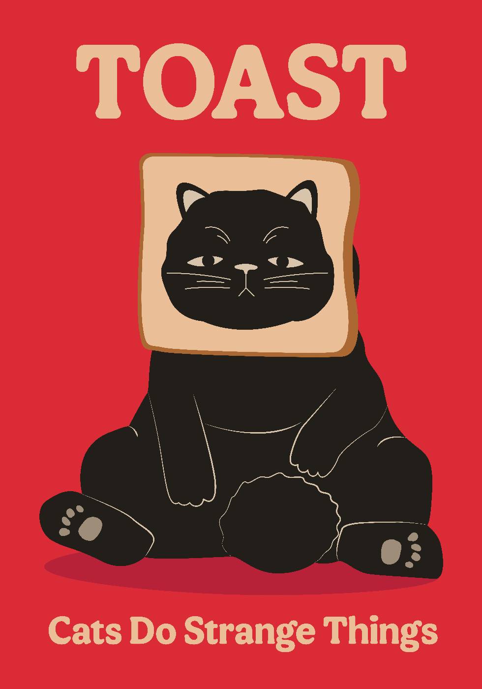 Toastkatze Poster 