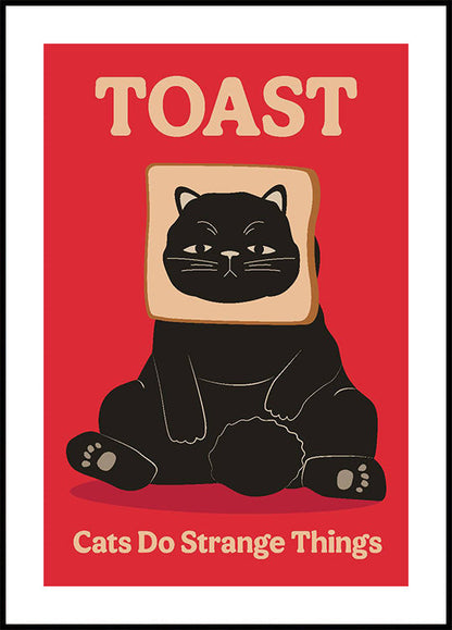 Toastkatze Poster 