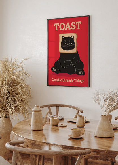 Toastkatze Poster 