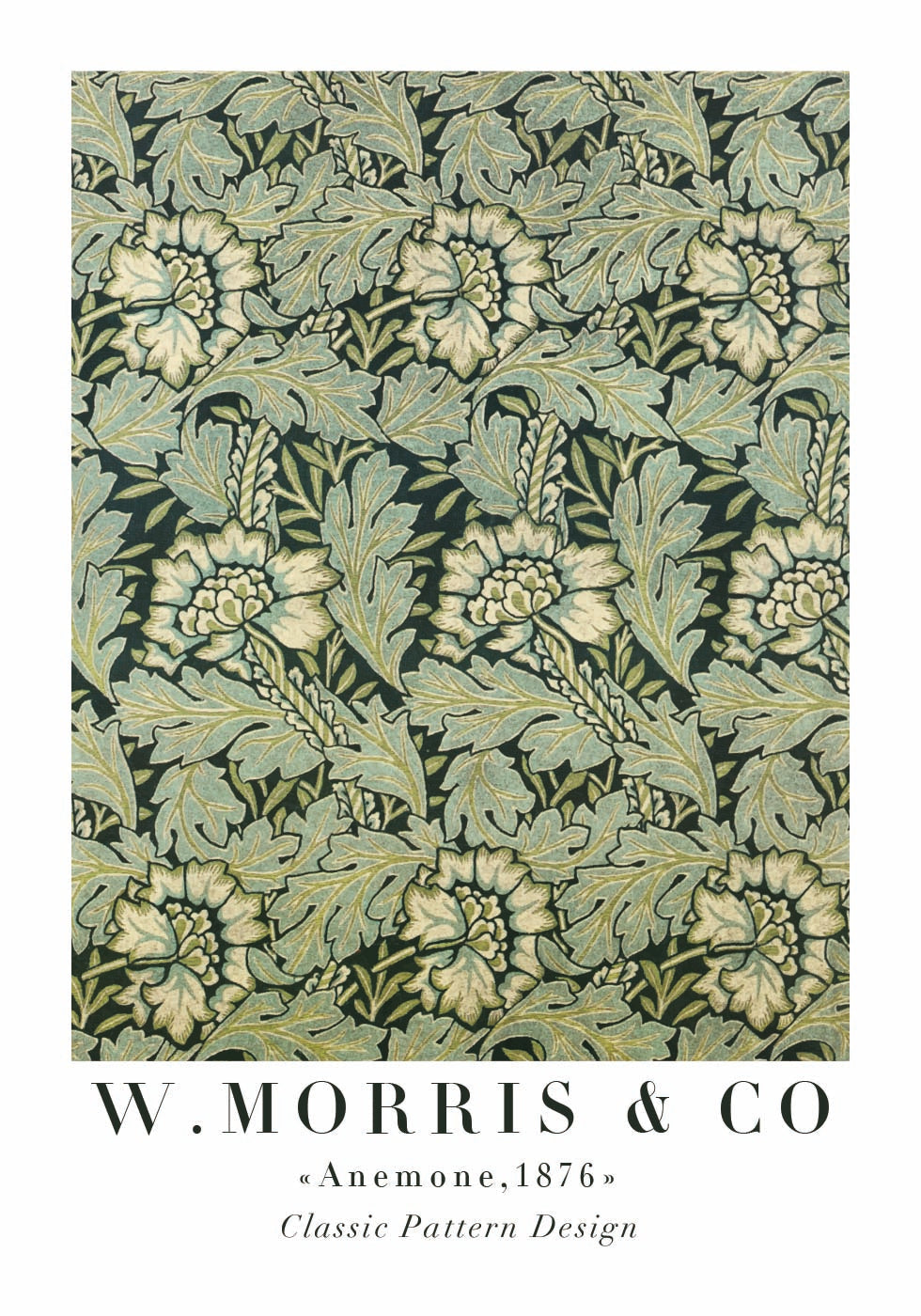 W. Morris &amp; Co – Anemonen-Poster 