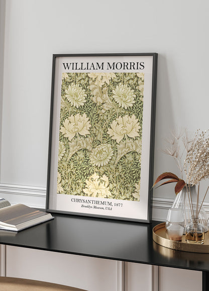 Poster „Chrysantheme“ von William Morris