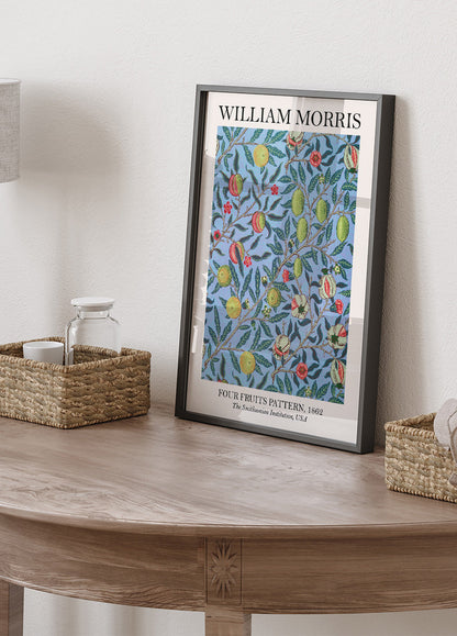 Poster „Vier Früchte“ von William Morris