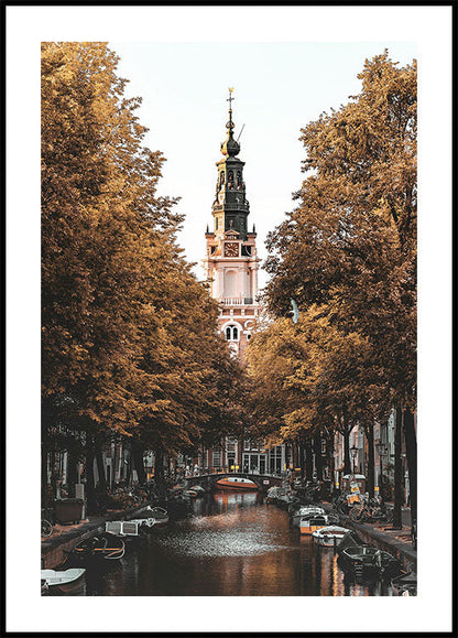 Poster Herbst in Amsterdam