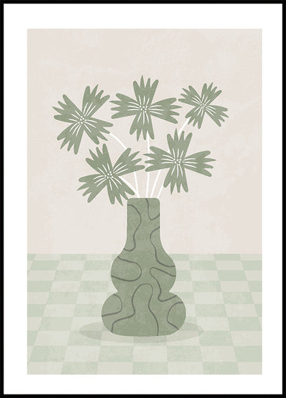 Die grüne Vase Poster