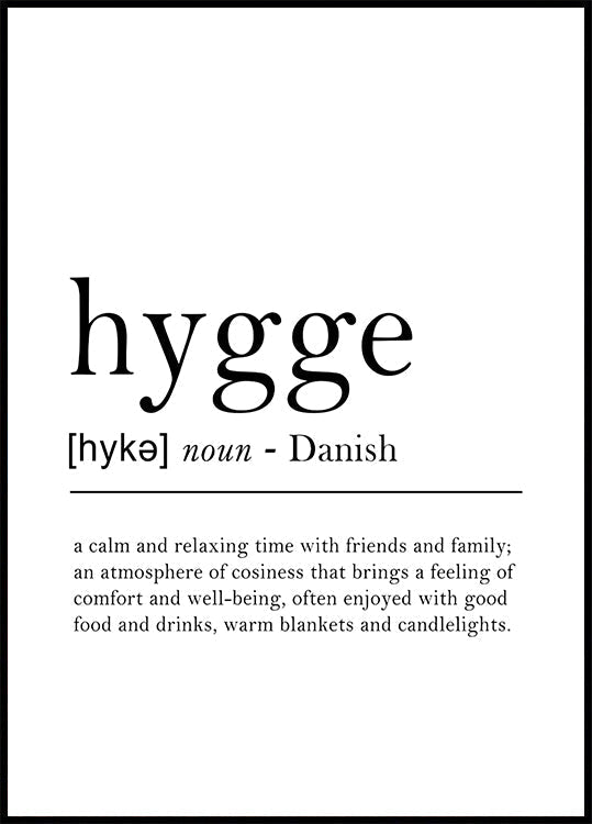 Hygge: The Comfort of Togetherness Poster