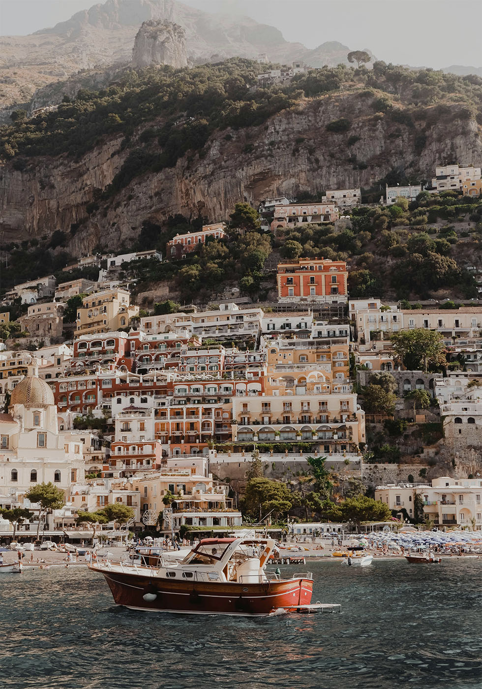 Poster Malerische Aussicht auf Positano